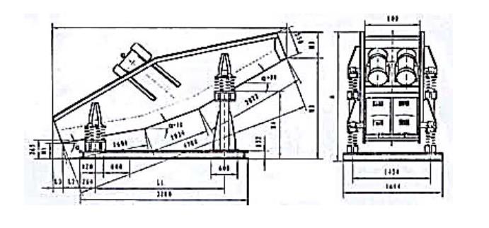 ZDS直线等厚筛结构简图-河南振江机械